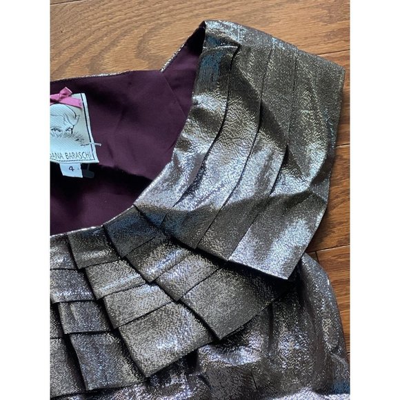 Yoana Baraschi Bronze Metallic Blouse - Picture 6 of 9